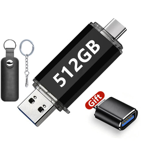 cle usb type-c 512 go otg universelle haute vitesse cadeau