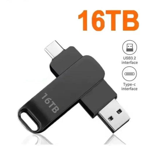 cle usb ultra-rapide type-c 3.2 16tb noir