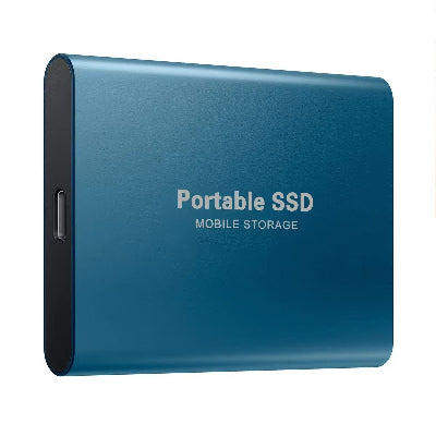 disque dur externe silencieux usb-c bleu