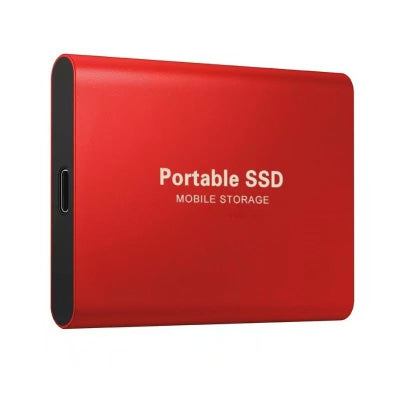 disque dur externe silencieux usb-c rouge