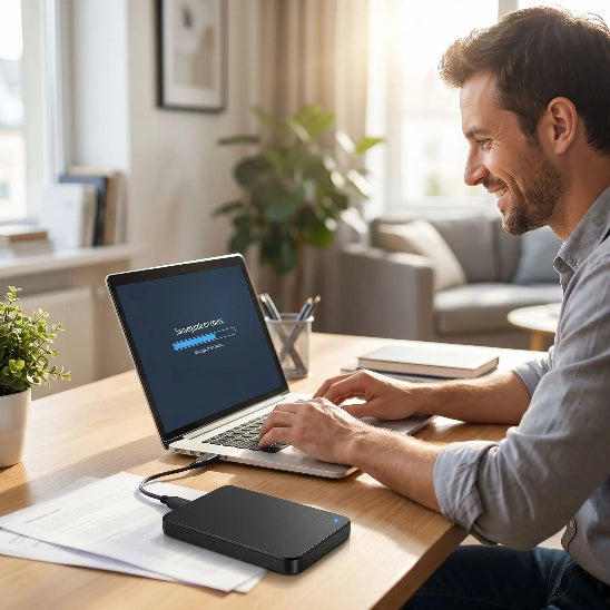 disque dur externe usb 3.0 universel transfert fichier homme