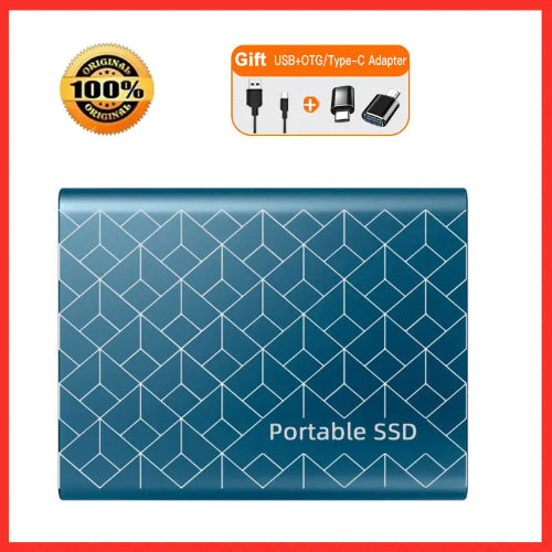 disque dur externe usb 3.2 portable bleu