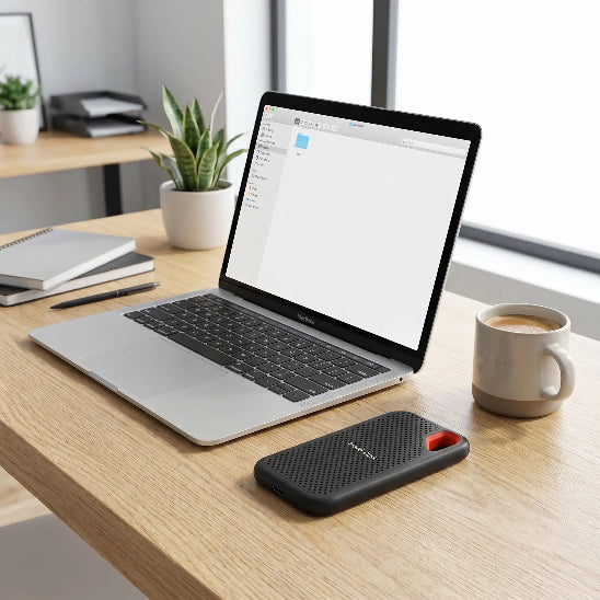 disque dur externe usb 3.2 portable cafe table bois brun