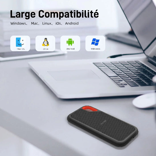 disque dur externe usb 3.2 portable large compatibilite