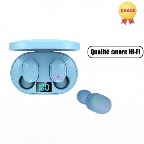 ecouteur bluetooth immersif haute qualite bleu