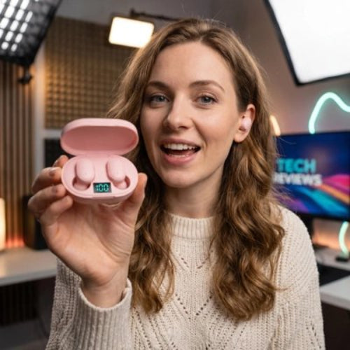 ecouteur bluetooth immersif haute qualite femme travail