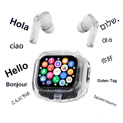ecouteur traducteur temps reel ia blanc