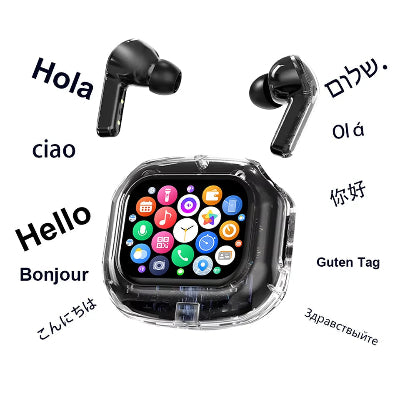ecouteur traducteur temps reel ia noir