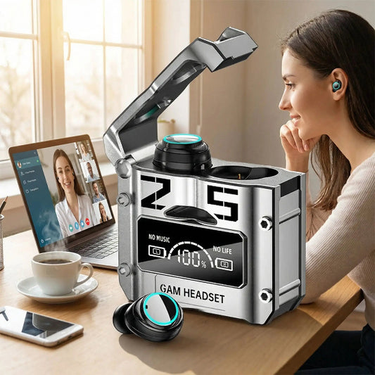 ecouteurs bluetooth m25 tws stereo conference video