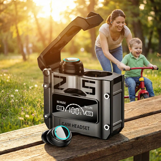 ecouteurs bluetooth m25 tws stereo maman enfant parc