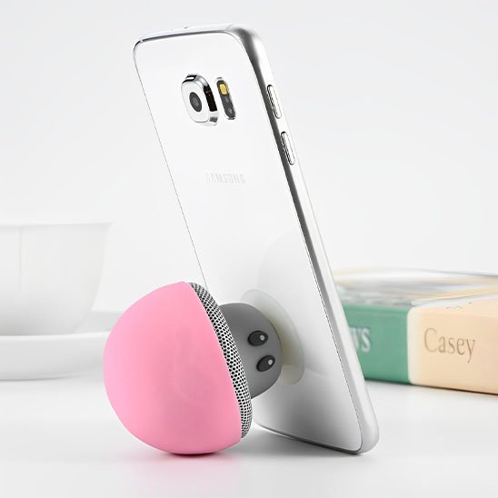 Enceinte bluetooth maintien stable smartphone en position inclinee