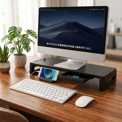 Support ordinateur | Réglable avec tiroir USB