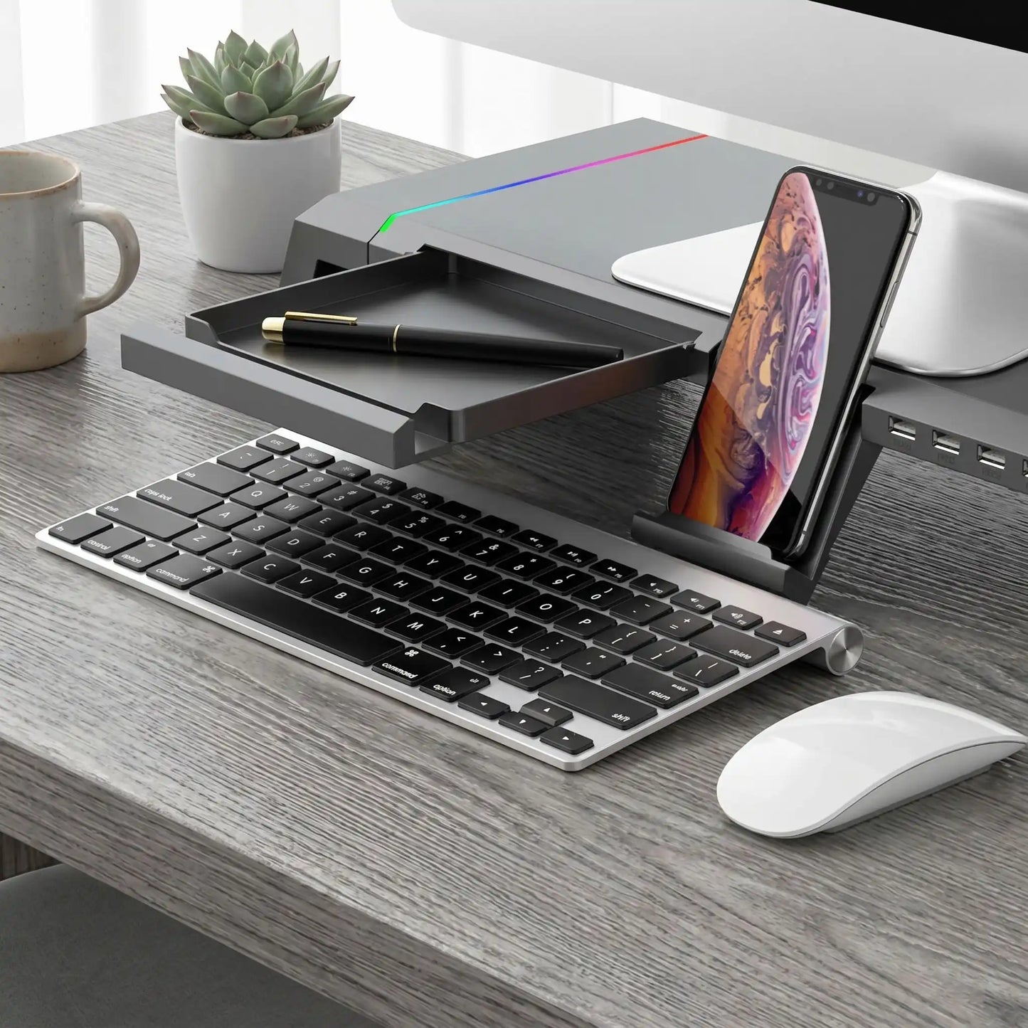 Support ordinateur | Ergonomique LED