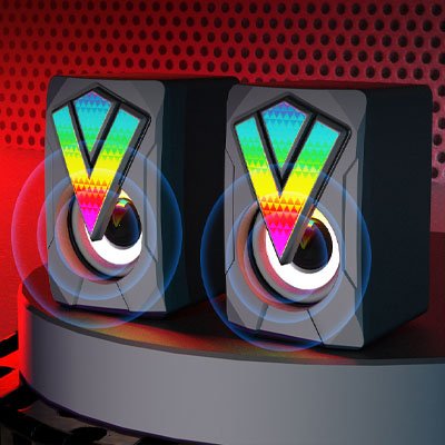 Haut parleur PC caisson integre pour des basses 