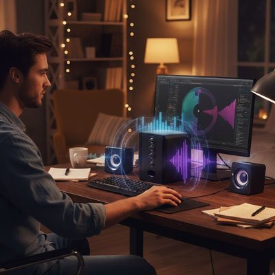 Haut parleur pour PC | CrystalSound - Mon Bureautique