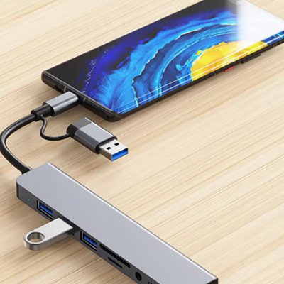 Hub usb​ format slim en aluminium