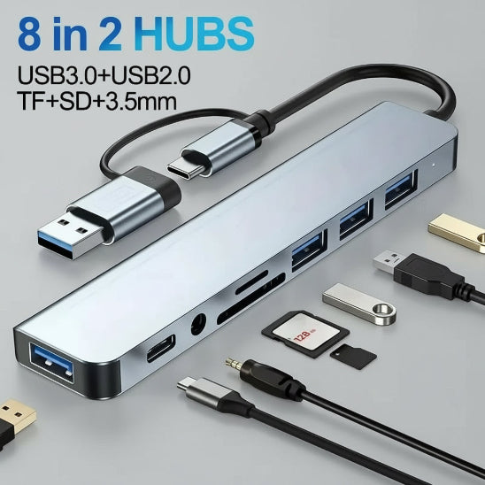 hub usb 8 en 2