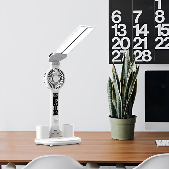Lampe Bureau ventilateur detachable