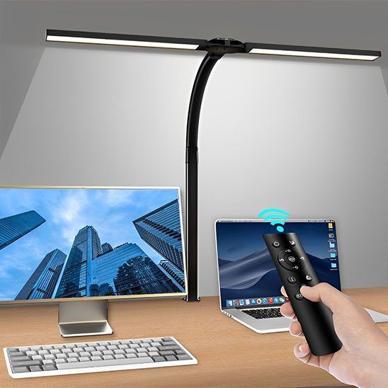 Lampe de bureau bras extensible pivotant