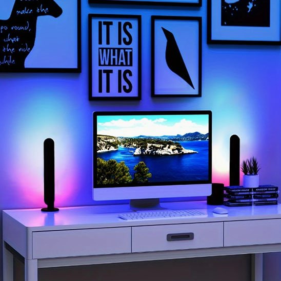 Lampe de bureau LED atmosphere immersive sessions jeu