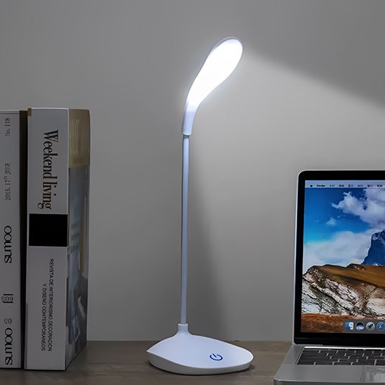 Lampe de bureau rechargeable via usb ideal utilisation flexible