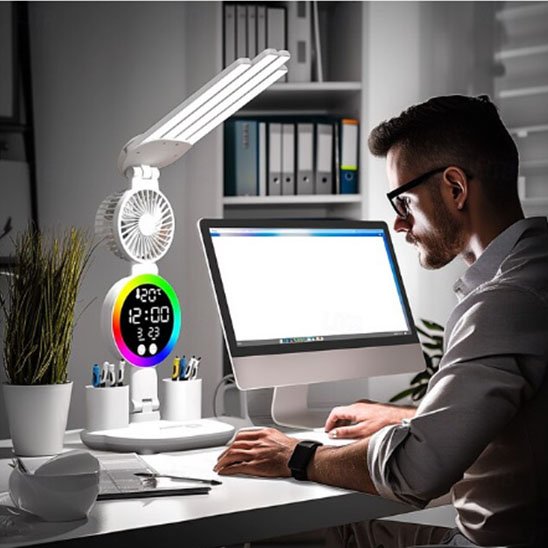 Lampes de bureau design modulaire vertical