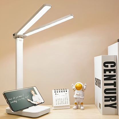 Lampes de bureau systeme double bras articule
