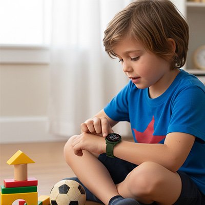 Montre enfant ​utilisation quotidienne