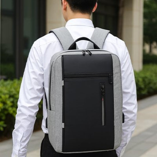 sac a dos ordinateur comforttech gris homme promenade