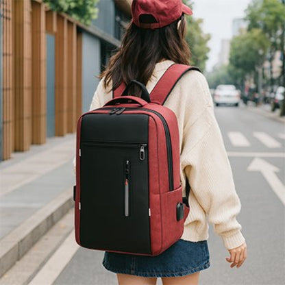 sac a dos ordinateur comforttech rouge femme exterieur
