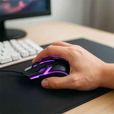 Souris filaire ergonomique | Precision Comfort - Mon Bureautique