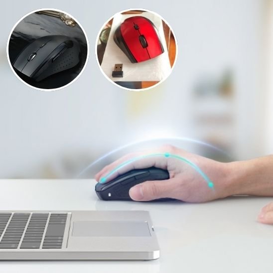 souris sans fil ergonomique portable