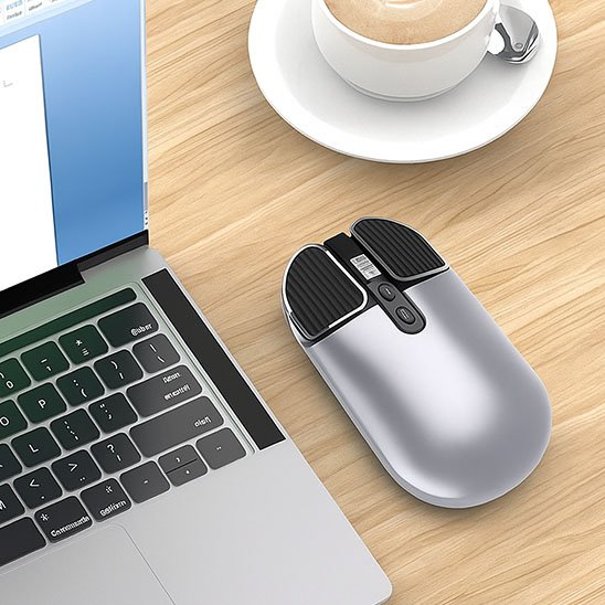 Souris sans fil surface texture antiderapante