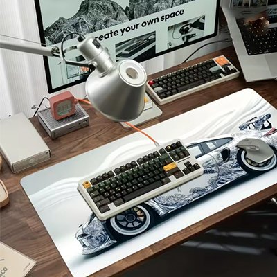 Sous main bureau surface étendue permettant accueil clavier souris