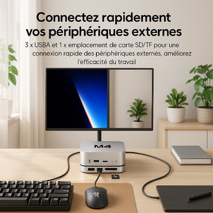 station accueil mac mini m4 m4 pro