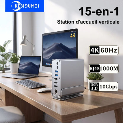 stations d'accueil dualpro 15en1 information