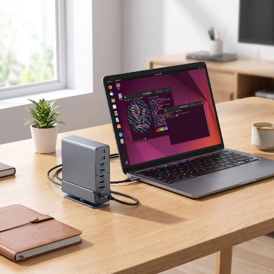 stations d'accueil dualpro 15en1 ordinateur linux agenda