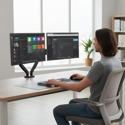 Support ecran PC economie espace