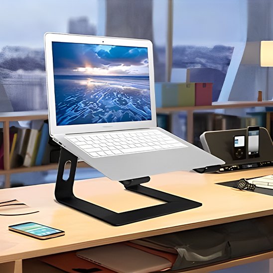 Support Ordinateur circulation air sous appareil