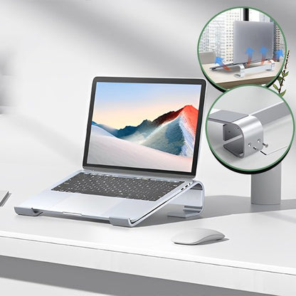 Support ordinateur portable appuis larges et stables