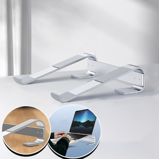 Support ordinateur portable bases antidérapantes 