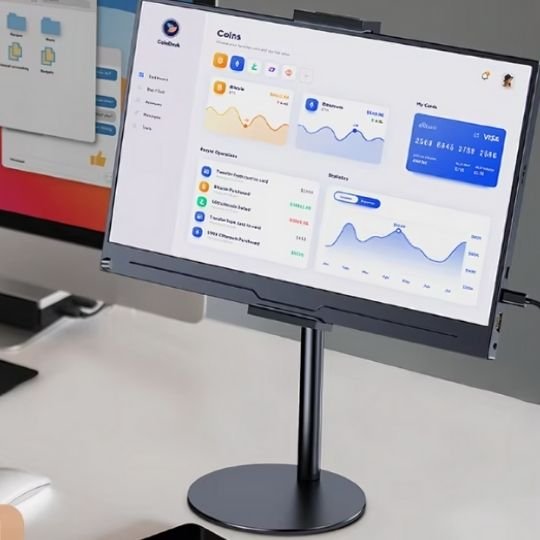 Support pour tablette angle vision souhaite