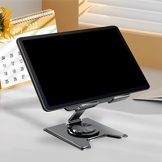 Support pour tablette base rotative 360 degré