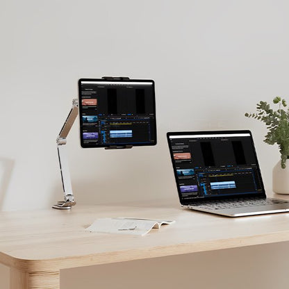 Support pour tablette bureau degage et organise