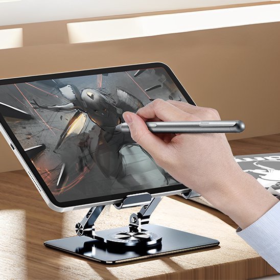 Support pour tablette | Ergonomique Ajustable - Mon Bureautique