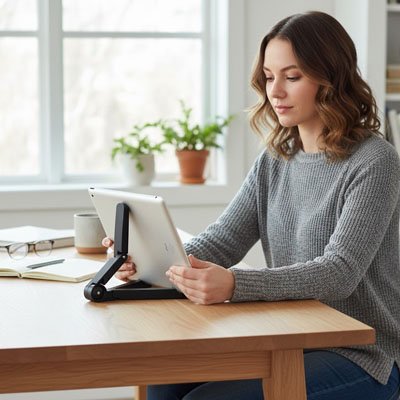 Support pour tablette inclinable plusieurs positions