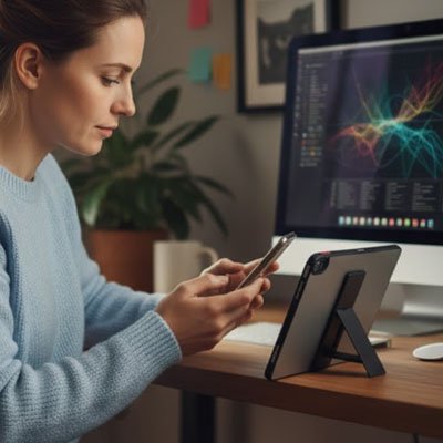 Support pour tablette regarder vidéos ou appels