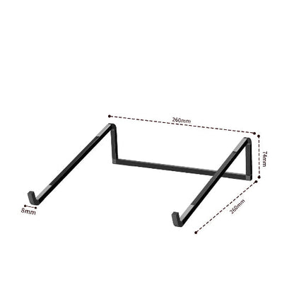 support ordinateur portable pliable noir