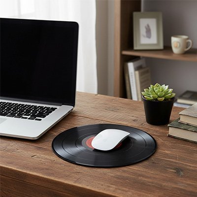 Tapis de souris maintien ferme plan travail 